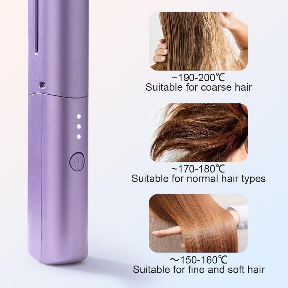 Meneflix Adjustable Mini Hair Straightener